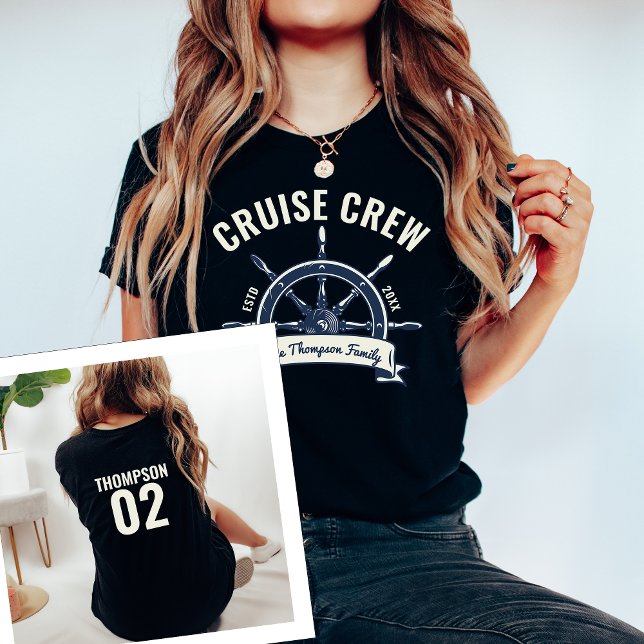 Custom Cruise Or Lake Family Vacation Matching T-Shirt (Creator Uploaded)