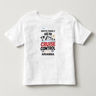 Custom Cruise Ship Family Travel Keepsake Toddler T-Shirt