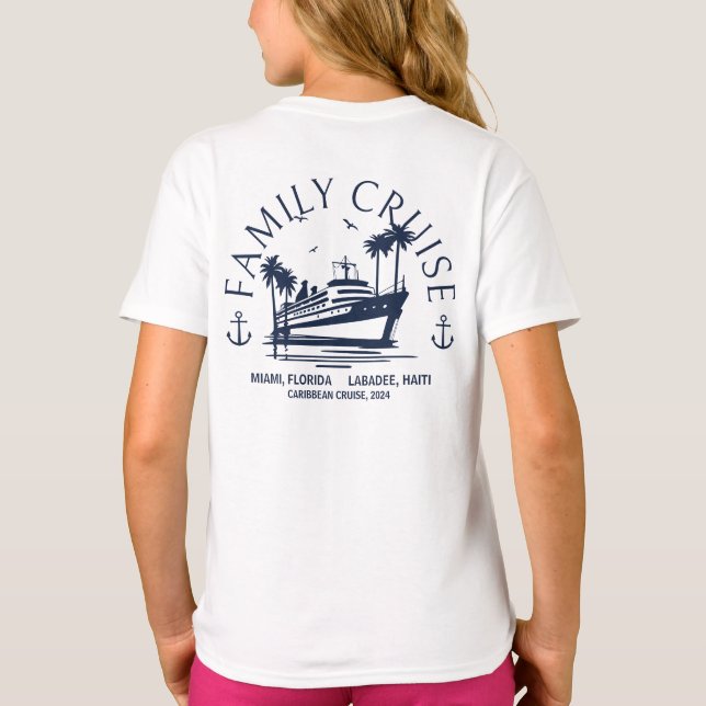 Custom Cruise Shirt Family Group Matching (Back)