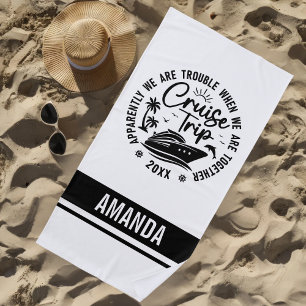 Custom Cruise Trip 2025 Summer Vacation Vacay Mode Beach Towel