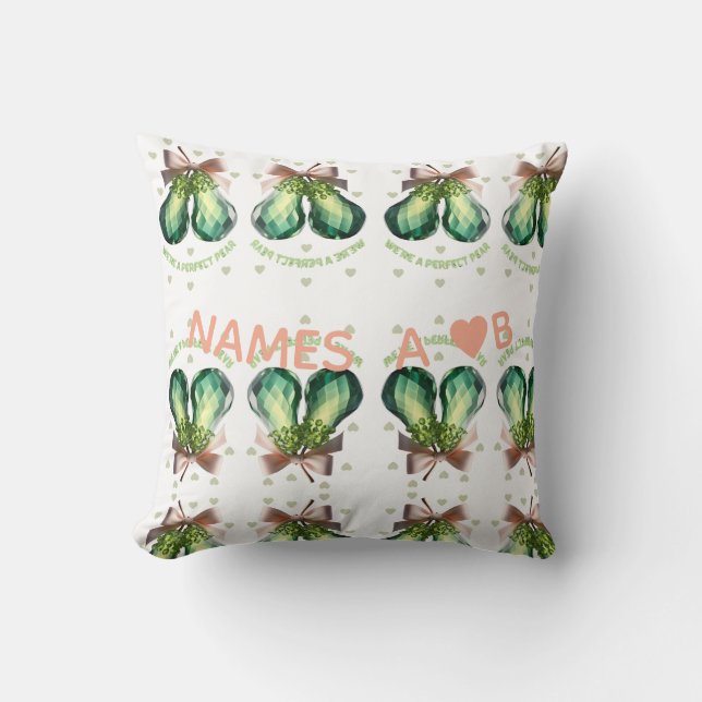 Custom Crystal Valentine Gift  Cushion (Front)