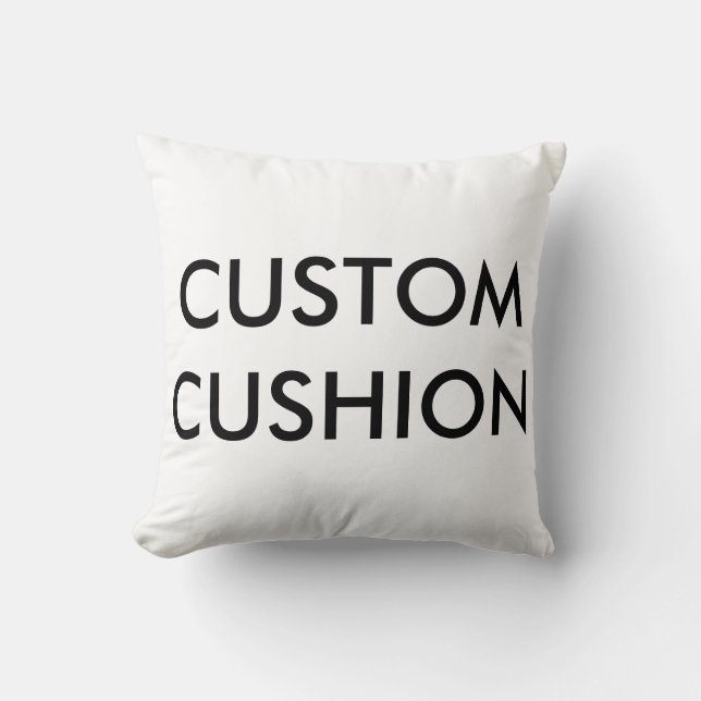 Custom Customisable 16" Poly Throw Pillow Template (Front)