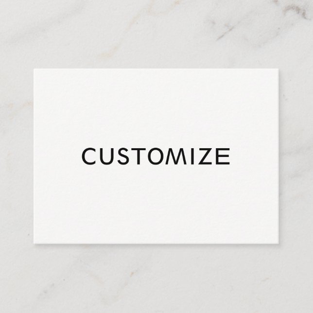 Custom Customise Blank  Business Logo Business Card (Front)