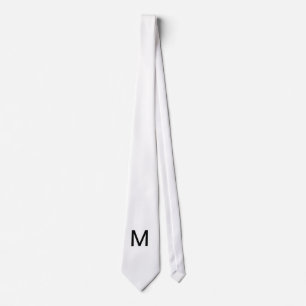 Custom Customise Monogram Design Tie