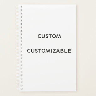 CUSTOM CUSTOMIZABLE CUSTOMIZE BLANK PLANNER