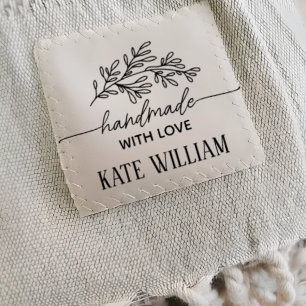 Custom cut and sew Handmade with love Ribbon Grosgrain Ribbon