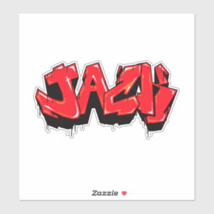 Custom-Cut "Jack" Graffiti Vinyl Sticker