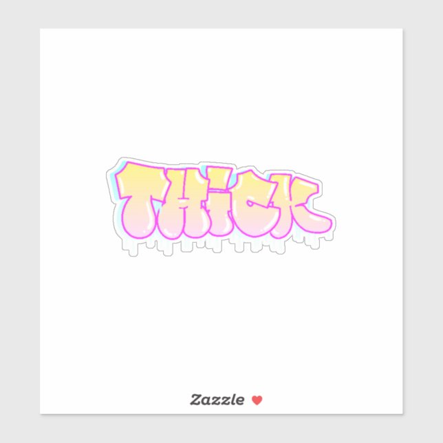 Custom-Cut "Thick" Graffiti Vinyl Sticker (Sheet)