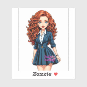 Custom-Cut Vinyl Sticker