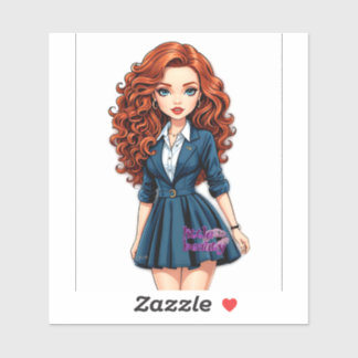 Custom-Cut Vinyl Sticker