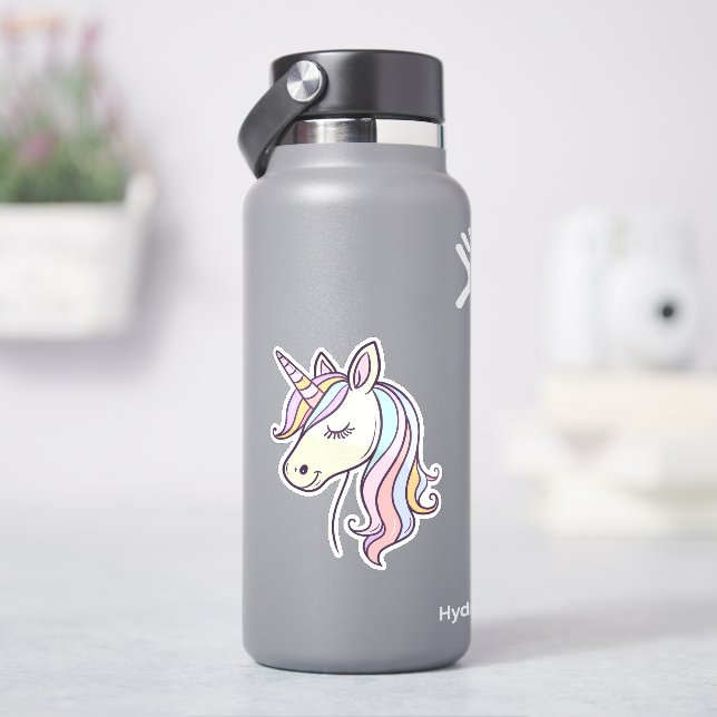 Custom-Cut Vinyl Sticker (HydroFlask)