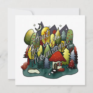 Custom-Cut Vinyl Sticker Holiday Card