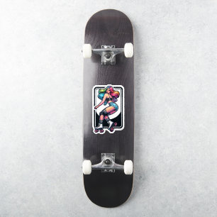 Custom-Cut Vinyl Sticker: Roller Girl
