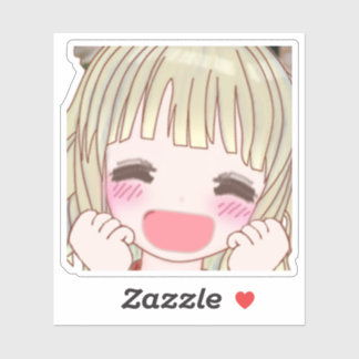 Custom-Cut Vinyl Sticker【smile】 カスタムカットビニールステッカー