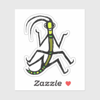 Custom-Cut Vinyl Sticker - Wilbur Walkingstick