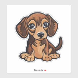 CUSTOM CUT Weiner Dog Digital Patch 