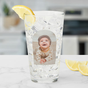 Custom Cute 2 Photos Arch Glass