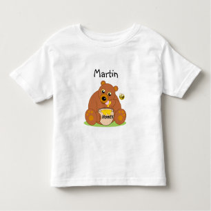 Custom, cute bear, honey bear, or teddy bear: toddler T-Shirt