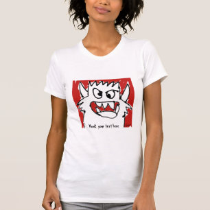 Custom Cute Cartoon Monster Mood T-Shirt
