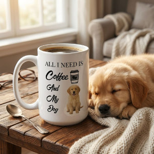 Custom Cute Dog Lover Personalised Coffee Mug