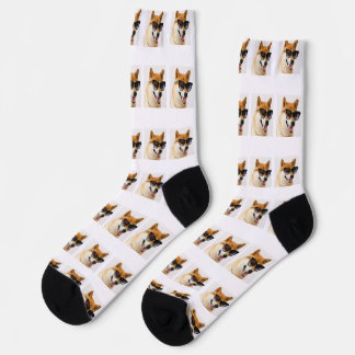 Custom Cute Dog Photo Pattern Socks