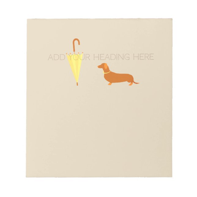 Custom Cute Dog Walker Pet Lover In Style Notepad (Front)