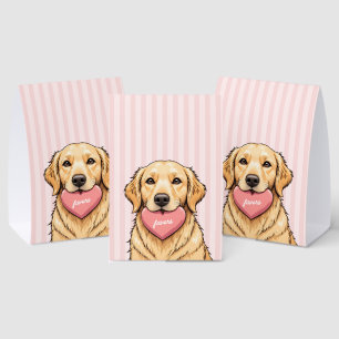 Custom Cute Dog with Pink Heart
