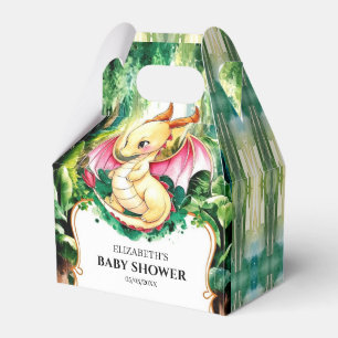 Custom Cute Dragon Baby Shower Favour Box