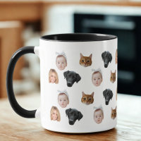 Custom Cute Family Face 4 Photos