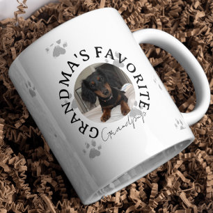 Custom Cute Favourite Pet Photo for Pet Lover Two-Tone Coffee Mug