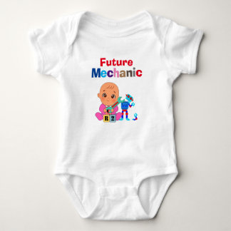 Custom Cute Funny Baby Future Chemist Genius Baby Bodysuit