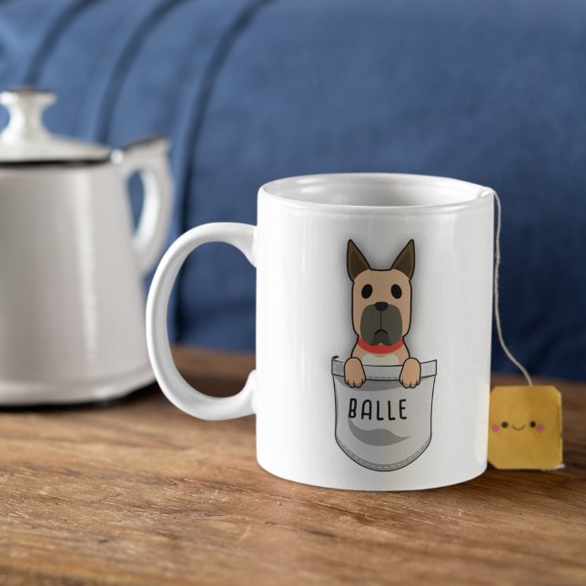 Custom Cute Great Dane for Dog Lover Trainer Lover Coffee Mug (Creator Uploaded)