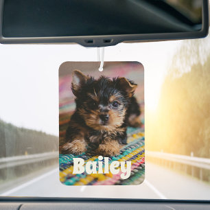 Custom Cute Pet Photo Car Air Freshener