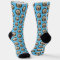 Custom Cute Pet Photo Pattern Light Blue