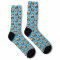 Custom Cute Pet Photo Pattern Light Blue