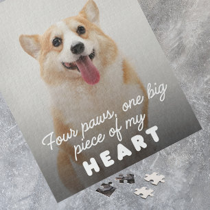 Custom Cute Pet Photo Puzzles For Dog Lovers