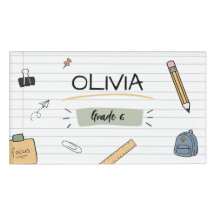 Custom Cute Sketch Doodles Kids Back To School