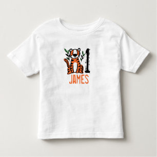 Custom Cute Tiger Toddler T-Shirt