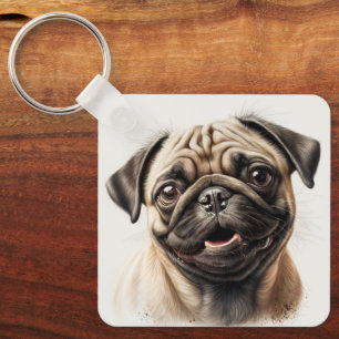 Custom Cute Two Photo Double Sided Personalised Key Ring