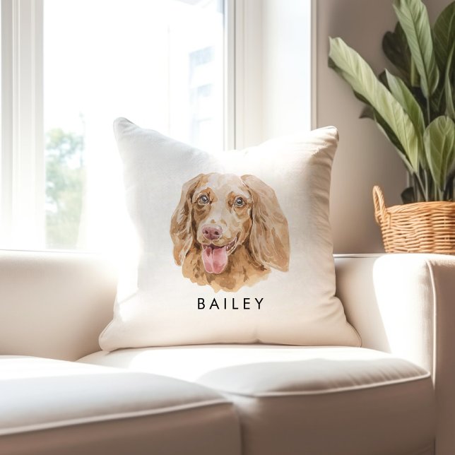 Custom Dachshund Dog Breed Dog Lover Gifts Cushion (Creator Uploaded)