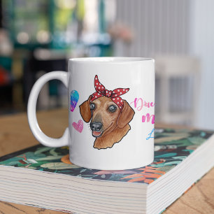 Custom Dachshund Mum Cute Mother's Day Dog Lover Coffee Mug