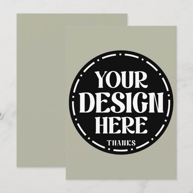 Custom Dad Appreciation gift Design Card (Front/Back)