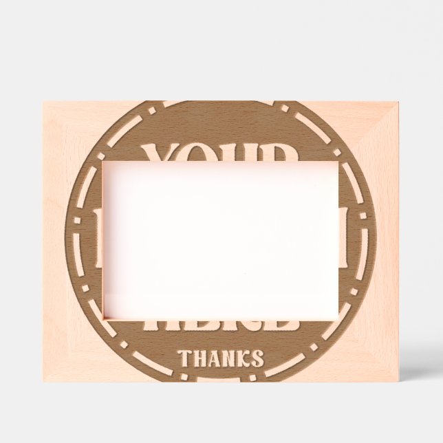 Custom Dad Appreciation gift Design Etched Frames (Front)