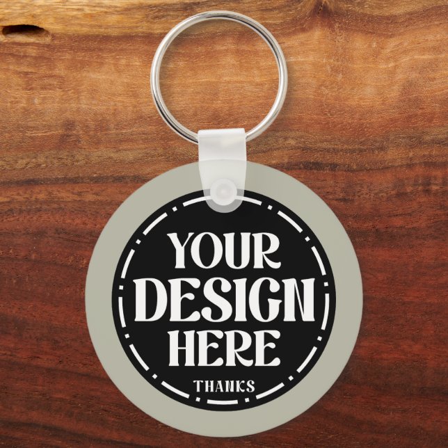 Custom Dad Appreciation gift Design Key Ring (Front)