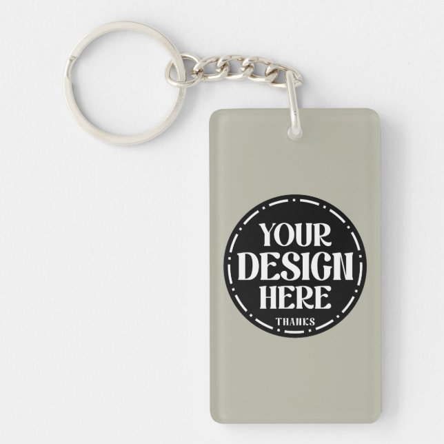 Custom Dad Appreciation gift Design Key Ring (Front)
