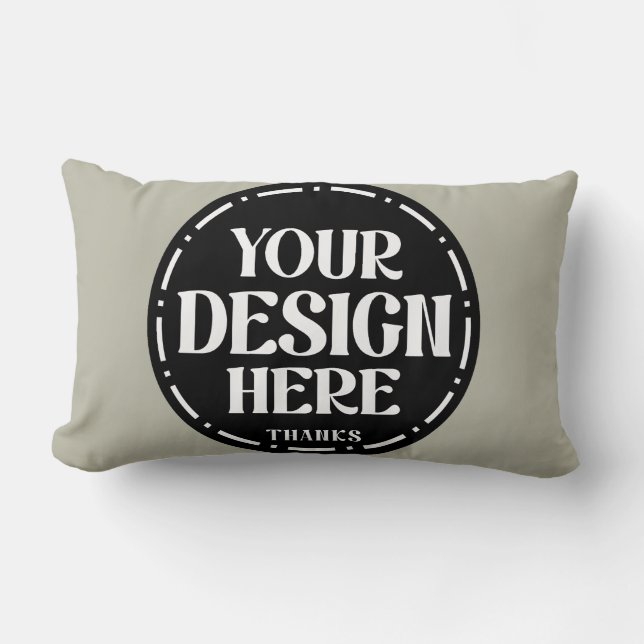 Custom Dad Appreciation gift Design Lumbar Cushion (Front)