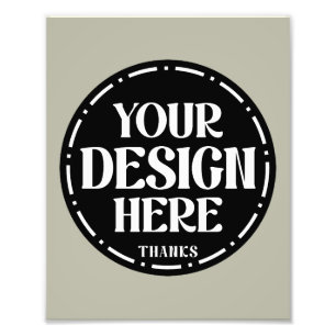 Custom Dad Appreciation gift Design Photo Print