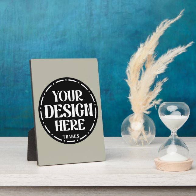 Custom Dad Appreciation gift Design Plaque (Side)