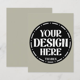 Custom Dad Appreciation gift Design Thank You Card