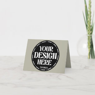 Custom Dad Appreciation gift Design Thank You Card